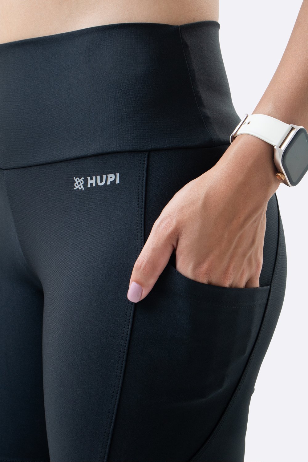 Bermuda Fitness Feminina HUPI Color Preto