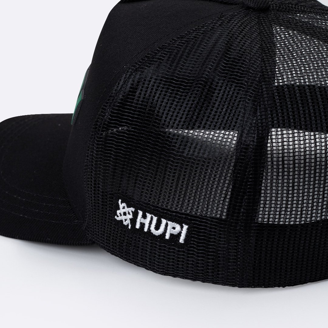 Boné HUPI Brasil com Tela Preto Boné HUPI Brasil com Tela Preto