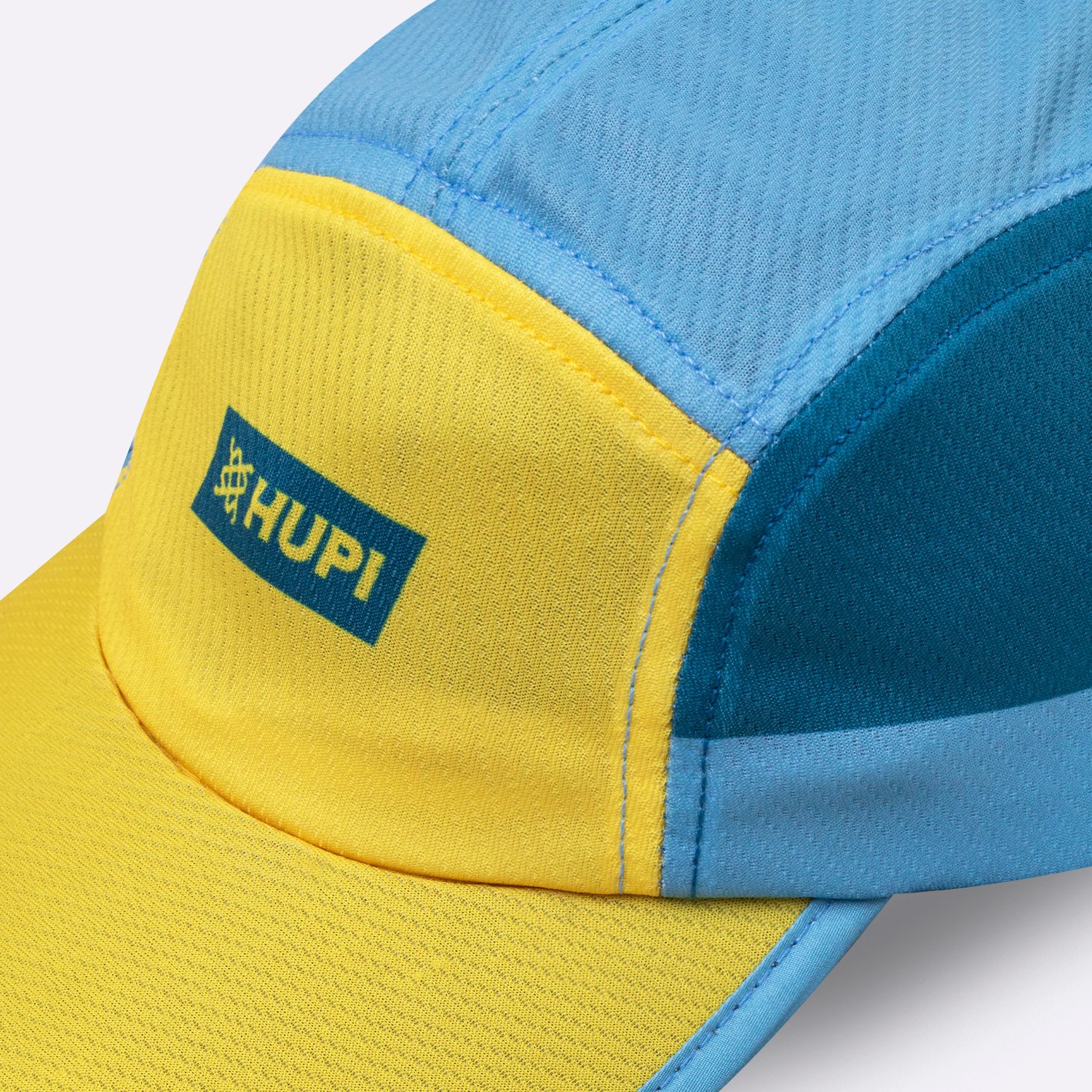 Boné para Corrida HUPI Run Azul/Amarelo Boné para Corrida HUPI Run Azul/Amarelo