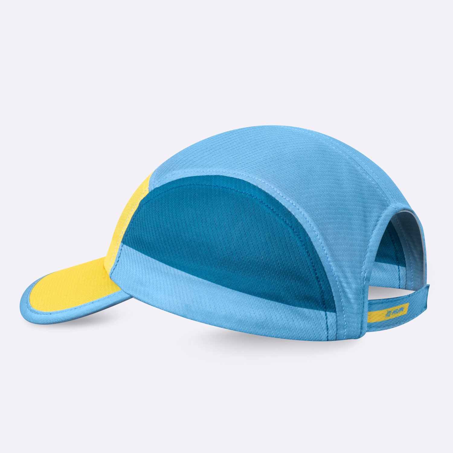 Boné para Corrida HUPI Run Azul/Amarelo Boné para Corrida HUPI Run Azul/Amarelo