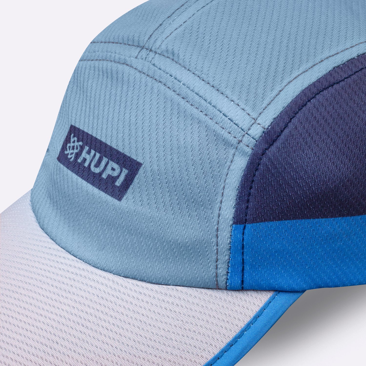 Boné para Corrida HUPI Run Cinza/Azul Boné para Corrida HUPI Run Cinza/Azul