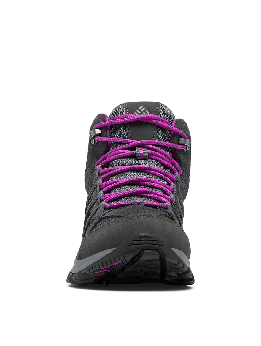 Bota Columbia Feminina Crestwood Mid Waterproof Grafite/Roxo Bota Columbia Feminina Crestwood Mid Waterproof Grafite/Roxo