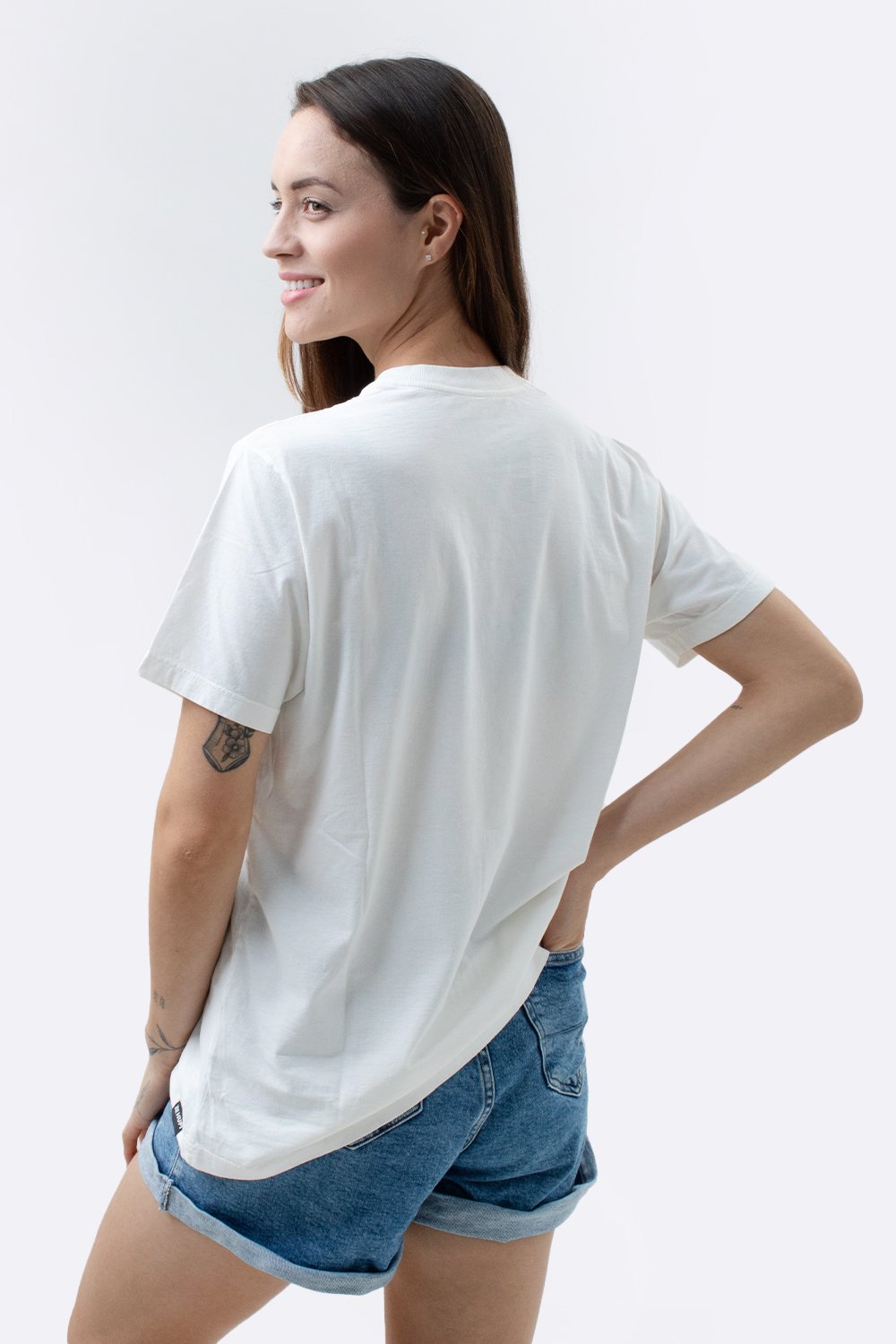Camiseta HUPI Casual Branca HUPI Logo Camiseta HUPI Casual Branca HUPI Logo