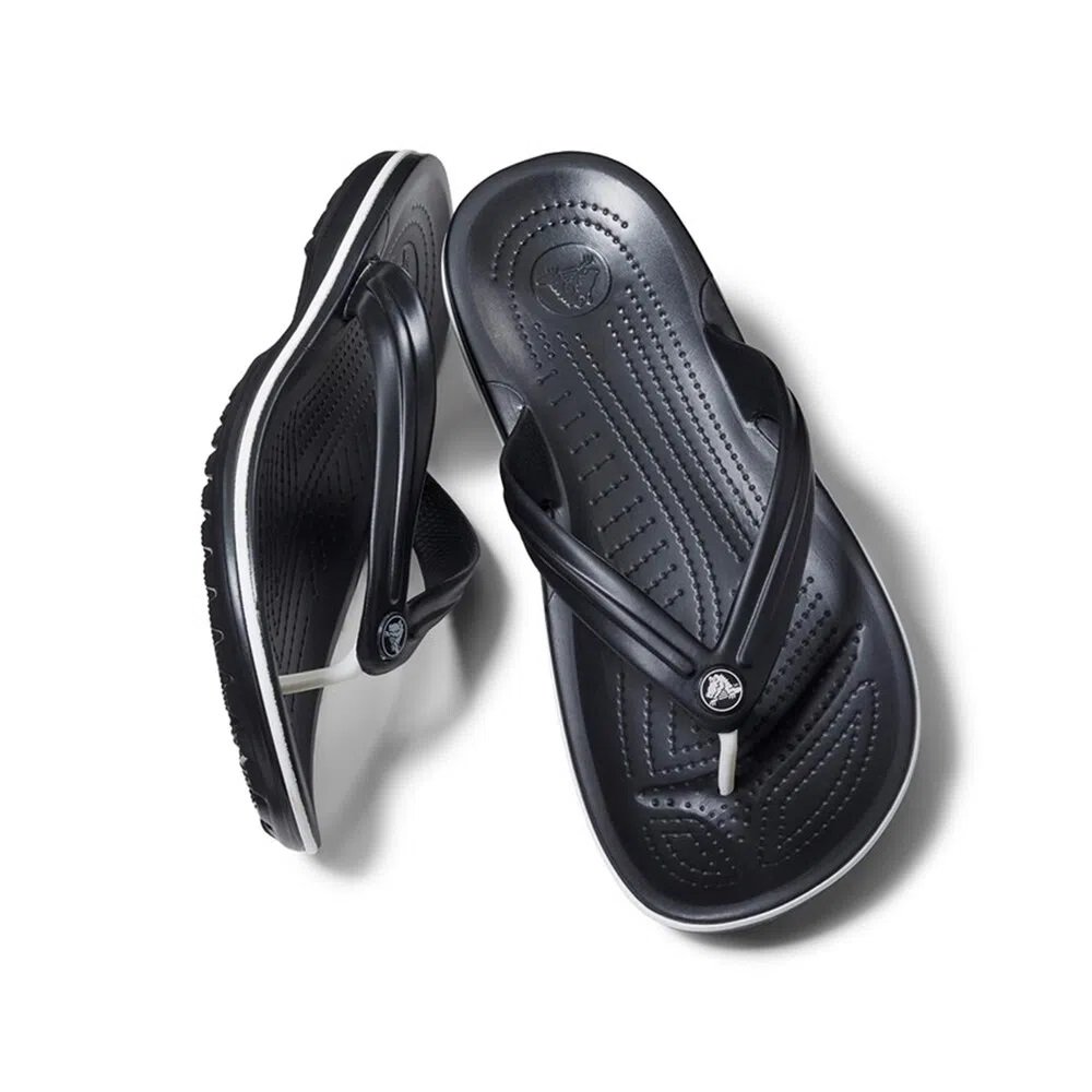 Chinelo Crocs Crocband Flip Preto Unissex Chinelo Crocs Crocband Flip Preto Unissex