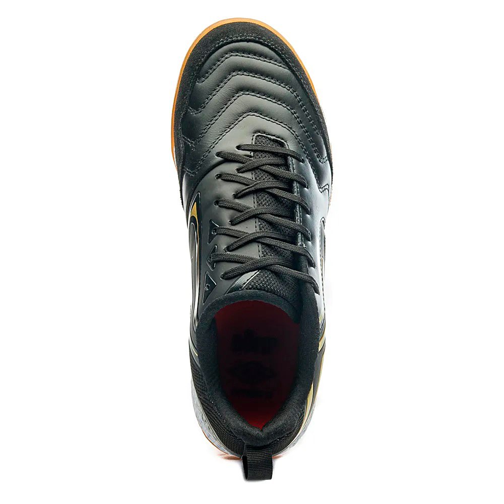 Chuteira Futsal Umbro Pro 5 Bump Preto/Dourado Unissex Chuteira Futsal Umbro Pro 5 Bump Preto/Dourado Unissex