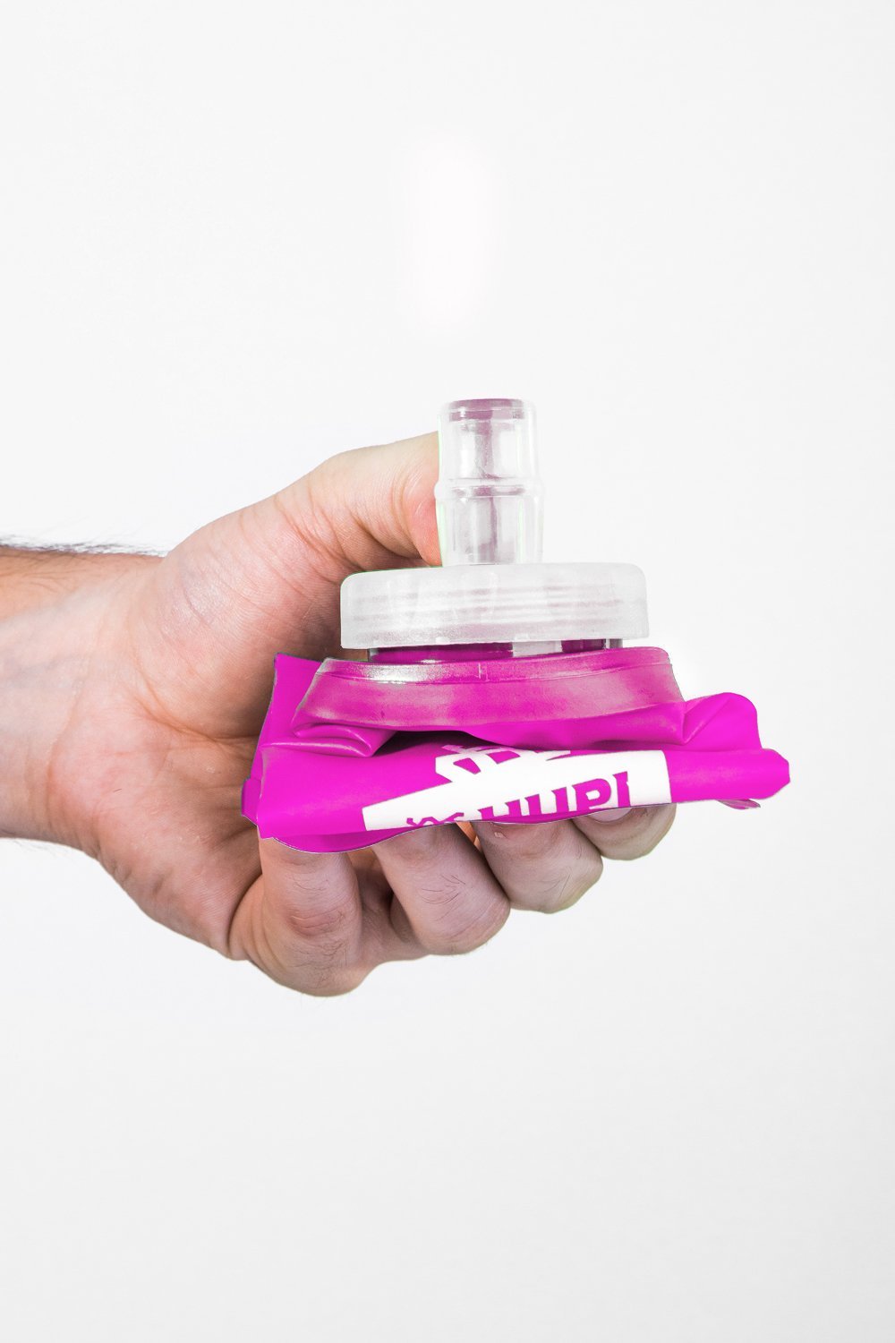 Garrafa Dobrável Soft Flask HUPI Rosa - 250ml Garrafa Dobrável Soft Flask HUPI Rosa - 250ml