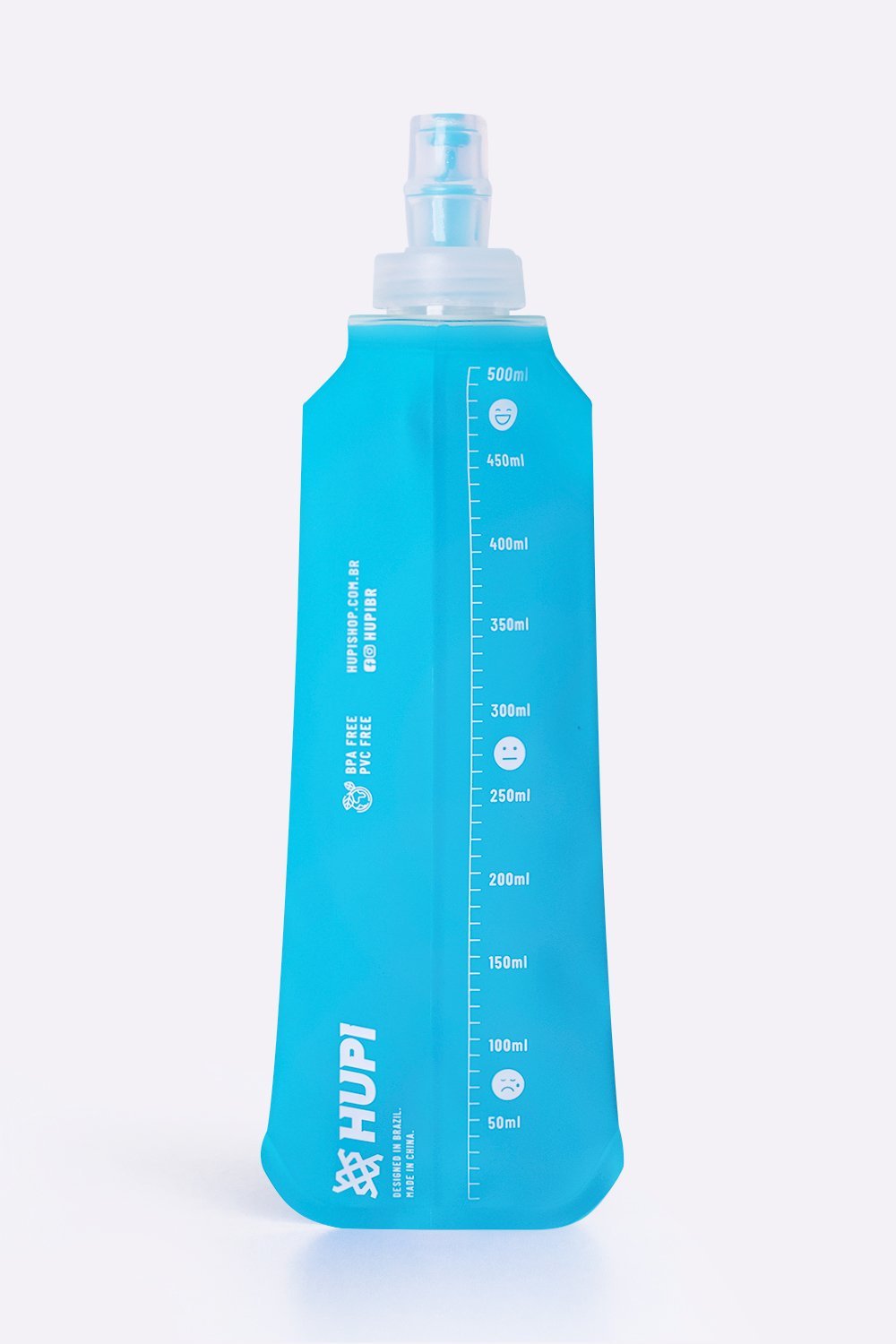Garrafa Dobrável Soft Flask HUPI 500ml - Boca Pequena Garrafa Dobrável Soft Flask HUPI 500ml - Boca Pequena