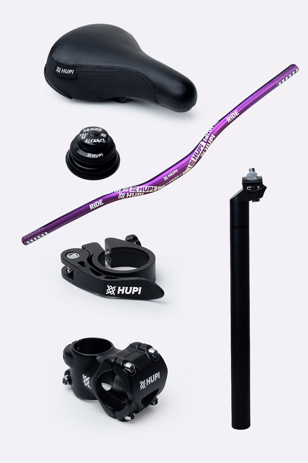 Kit HUPI Bikes Montagem BOX 100mm