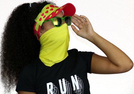 Bandana HUPI - Amarelo Liso