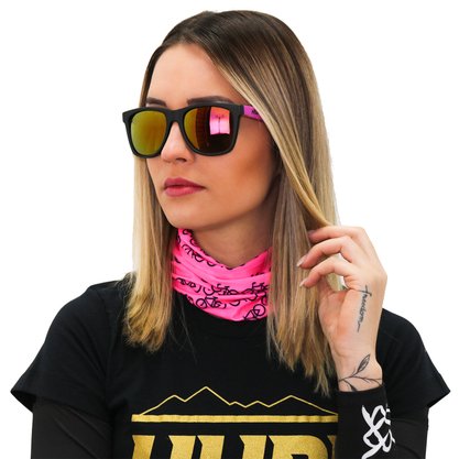 Bandana HUPI - Love Bikes Rosa
