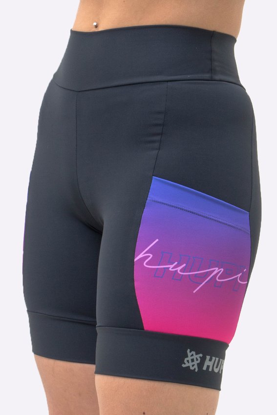 Bermuda Compressão Feminina HUPI Longa Colors Roxo