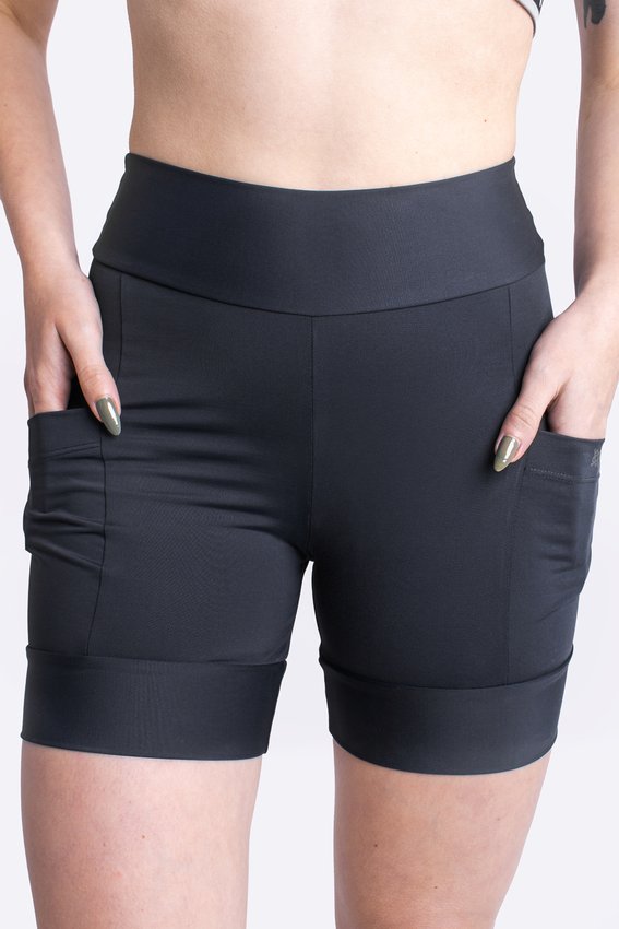 Bermuda de Compressao Feminina Hupi Run Curta