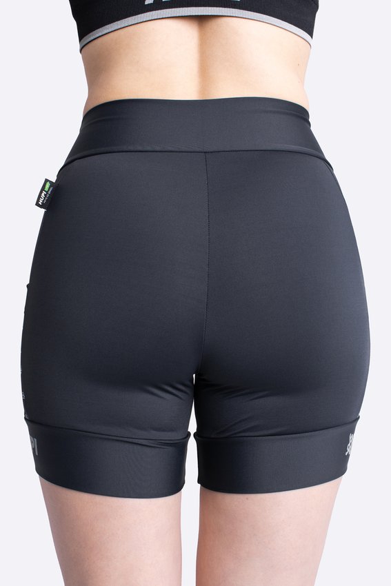 Bermuda de Compressao Feminina Hupi Run Curta Asas