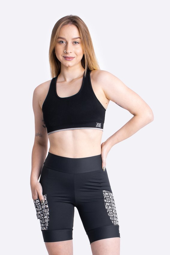 Bermuda de Compressao Feminina HUPI Run Longa Run