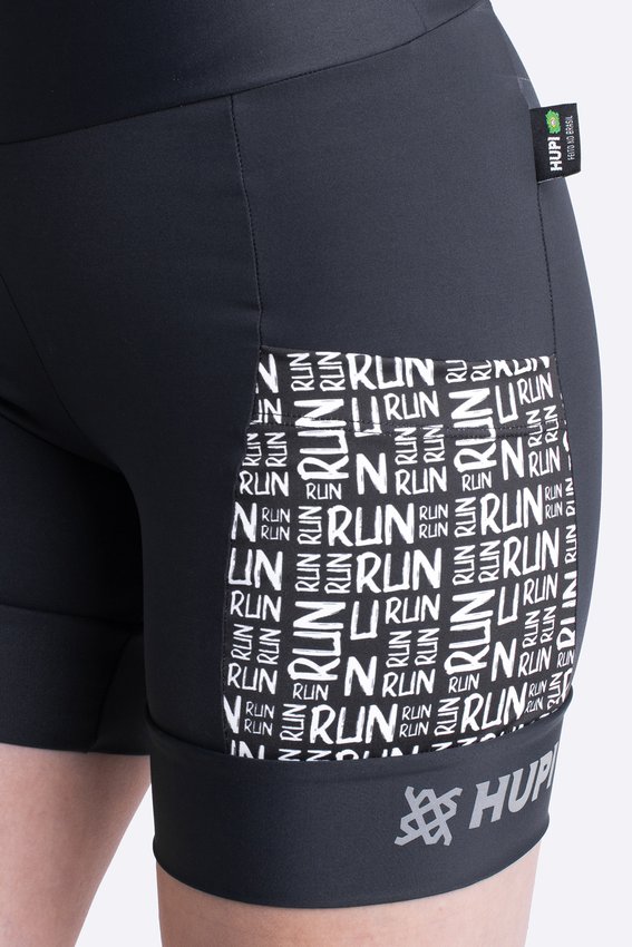 Bermuda de Compressão para Corrida HUPI Run Run Feminina Curta