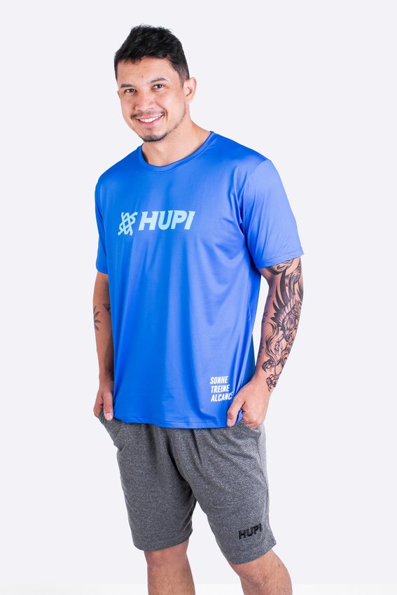 Bermuda HUPI Air Dry Masculina Cinza