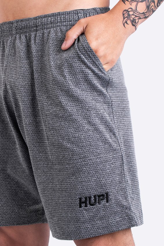 Bermuda HUPI Air Dry Masculina Cinza