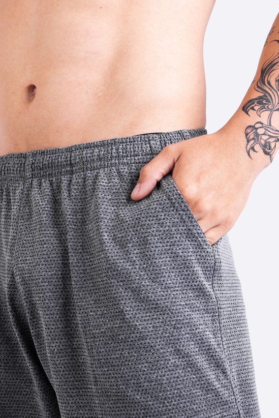 Bermuda HUPI Air Dry Masculina Cinza