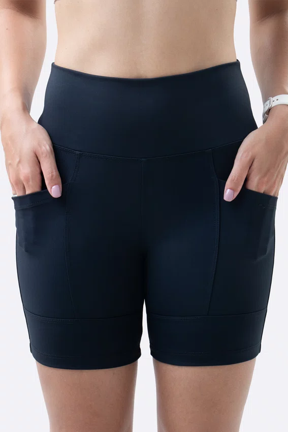 Bermuda Fitness Feminina HUPI Diversit Preto