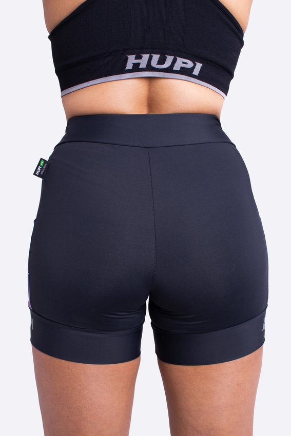 Bermuda para Corrida de Compressao Feminina HUPI Run Curta Pena