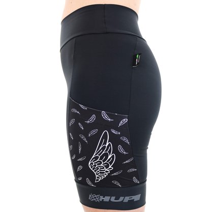 Bermuda para Corrida de Compressão HUPI Run Asas Feminina Longa