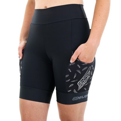 Bermuda para Corrida de Compressão HUPI Run Asas Feminina Longa