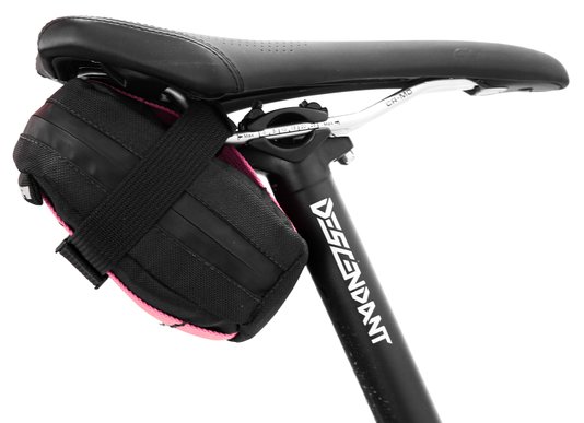 Bolsa de Selim HUPI Top Preto/rosa