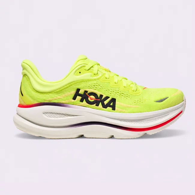 Tênis HOKA Bondi 9 Masculino Amarelo Neon