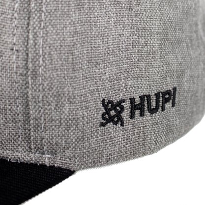 Bone HUPI Am6 Cinza e Preto