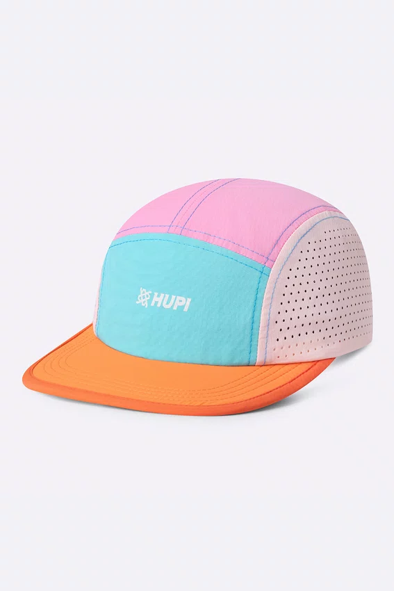 Boné HUPI Run Supreme Air Laranja e Rosa