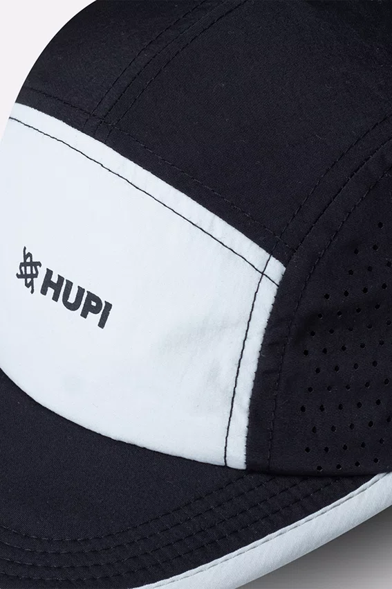 Boné HUPI Run Supreme Air Preto e Cinza