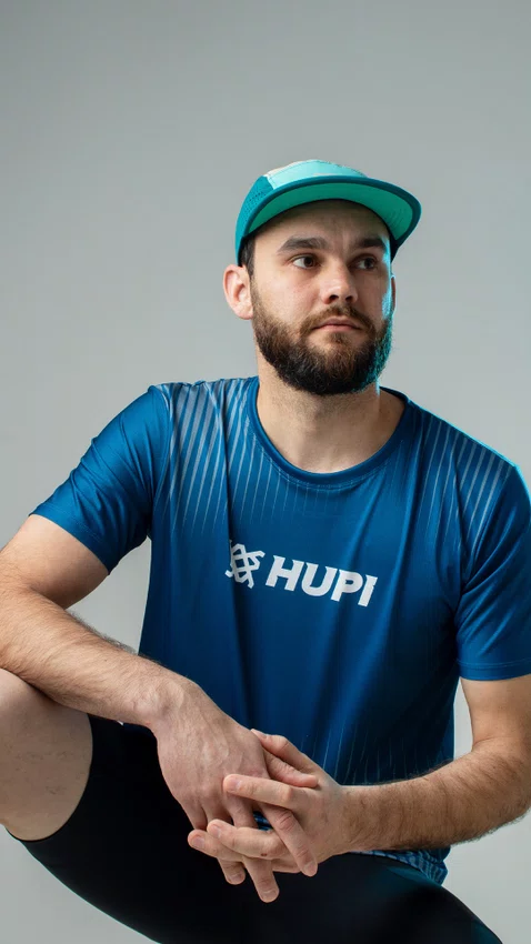 Boné HUPI Run Supreme Air Turquesa