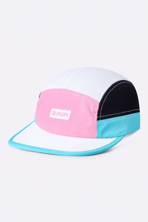 Boné HUPI Run Supreme Branco/Rosa
