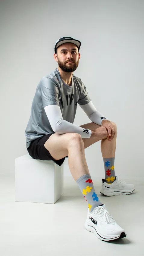 Boné HUPI Run Supreme Cinza