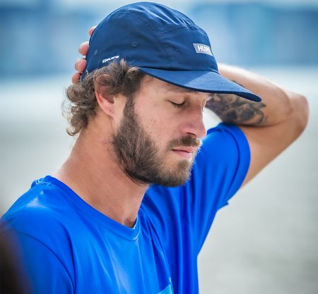 Boné HUPI Sunday 5 Panel Azul Marinho