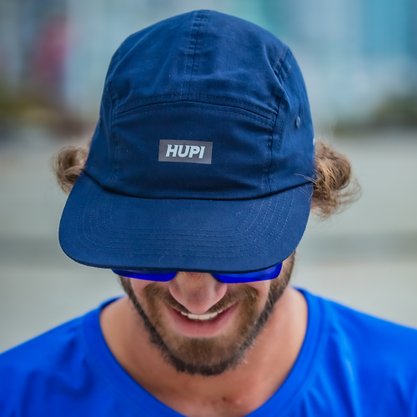 Boné HUPI Sunday 5 Panel Azul Marinho