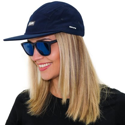 Boné HUPI Sunday 5 Panel Azul Marinho