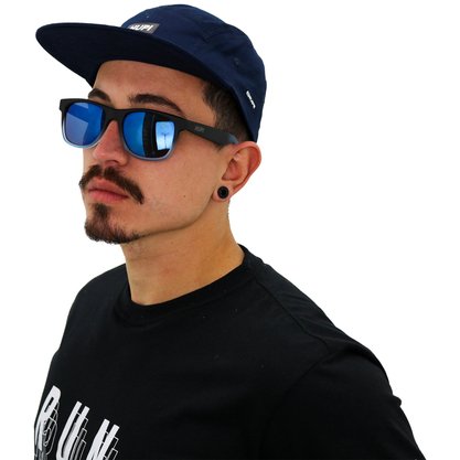 Boné HUPI Sunday 5 Panel Azul Marinho