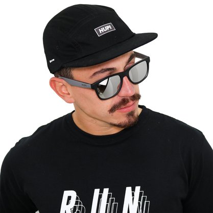 Boné HUPI Sunday 5 Panel Preto