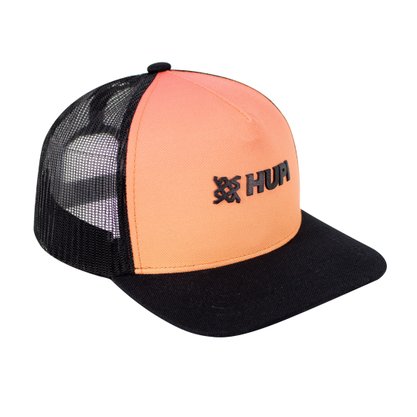 Bone HUPI Trucker Preto/laranja