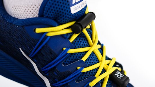 Cadarço Elástico HUPI LACES Amarelo Liso