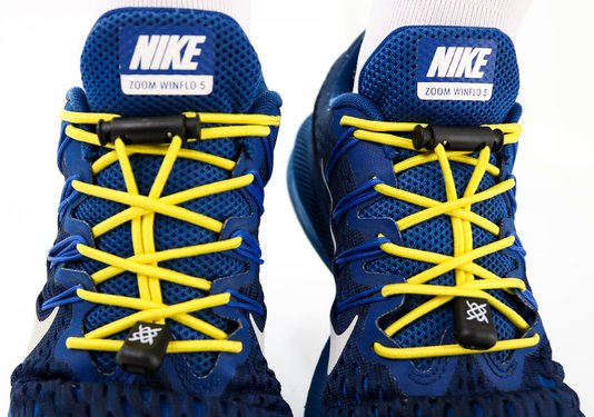 Cadarço Elástico HUPI LACES Amarelo Liso