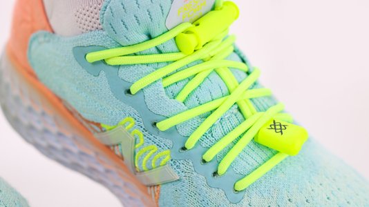 Cadarço Elástico HUPI LACES Amarelo Neon Liso