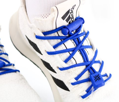 Cadarço Elástico HUPI LACES Azul Liso
