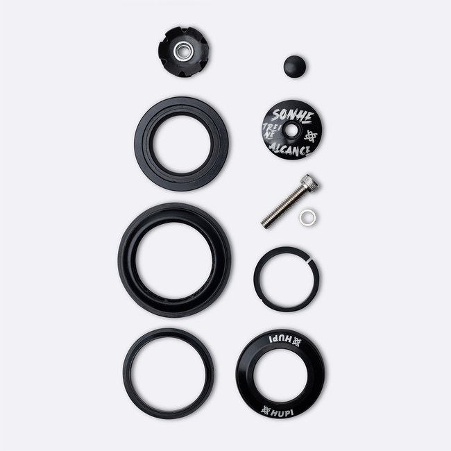 Caixa de Direção para Suspensão Tapered HUPI Ride Preto