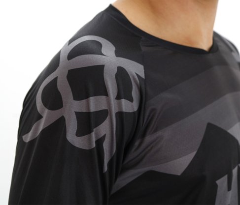 Camisa Manga Longa HUPI Shadow All Black Preto
