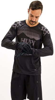 Camisa Manga Longa HUPI Shadow All Black Preto