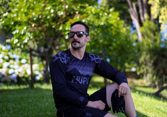 Camisa Manga Longa HUPI Shadow All Black Preto