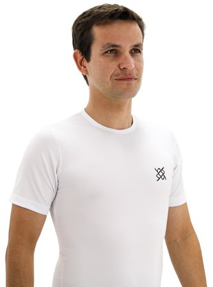 Camisa Segunda Pele HUPI Manga Curta Branco