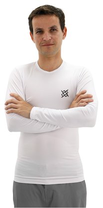 Camisa Segunda Pele HUPI Manga Longa Branco